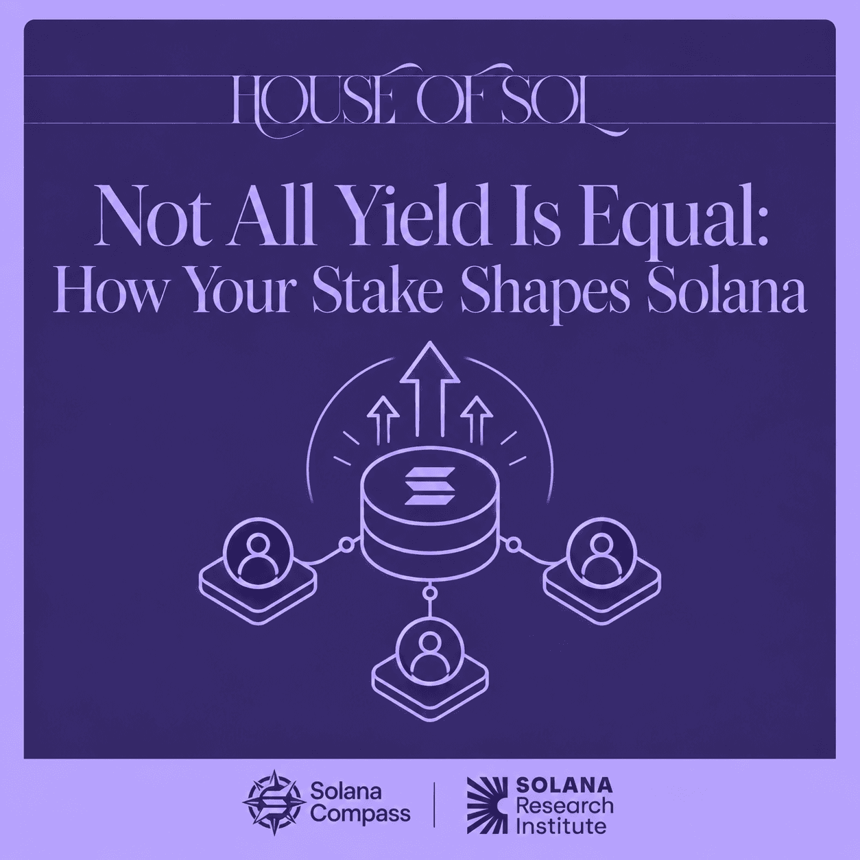 House of Sol Workshops: Not All Yield Is Equal: How Your Stake Shapes Solana: SRI x Solana Compass