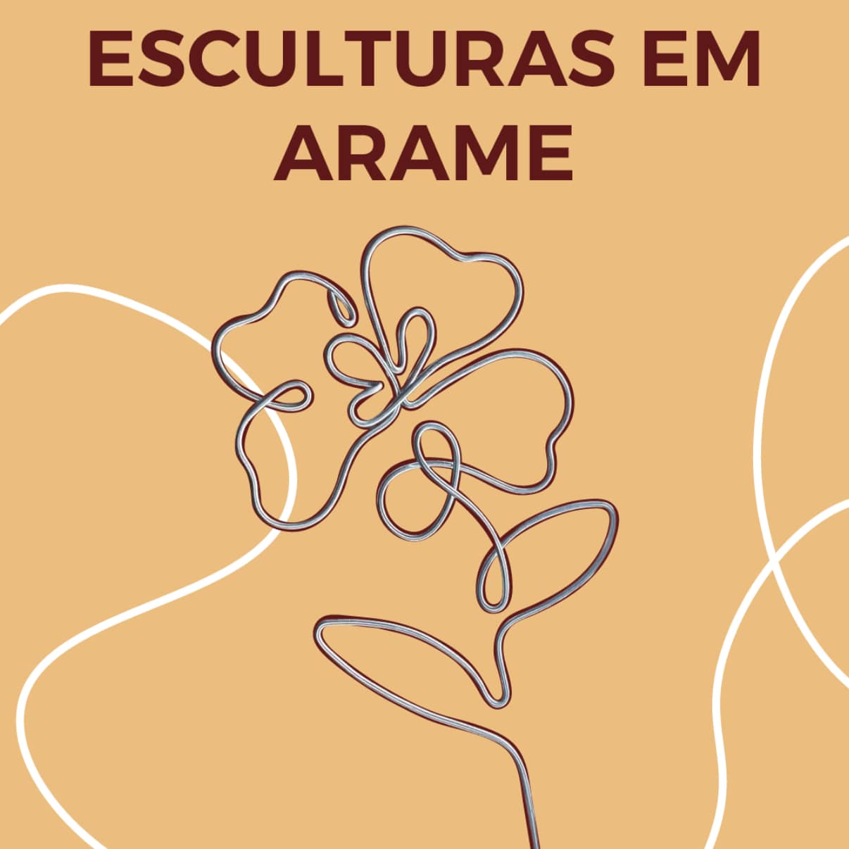 Oficina - Esculturas em arame