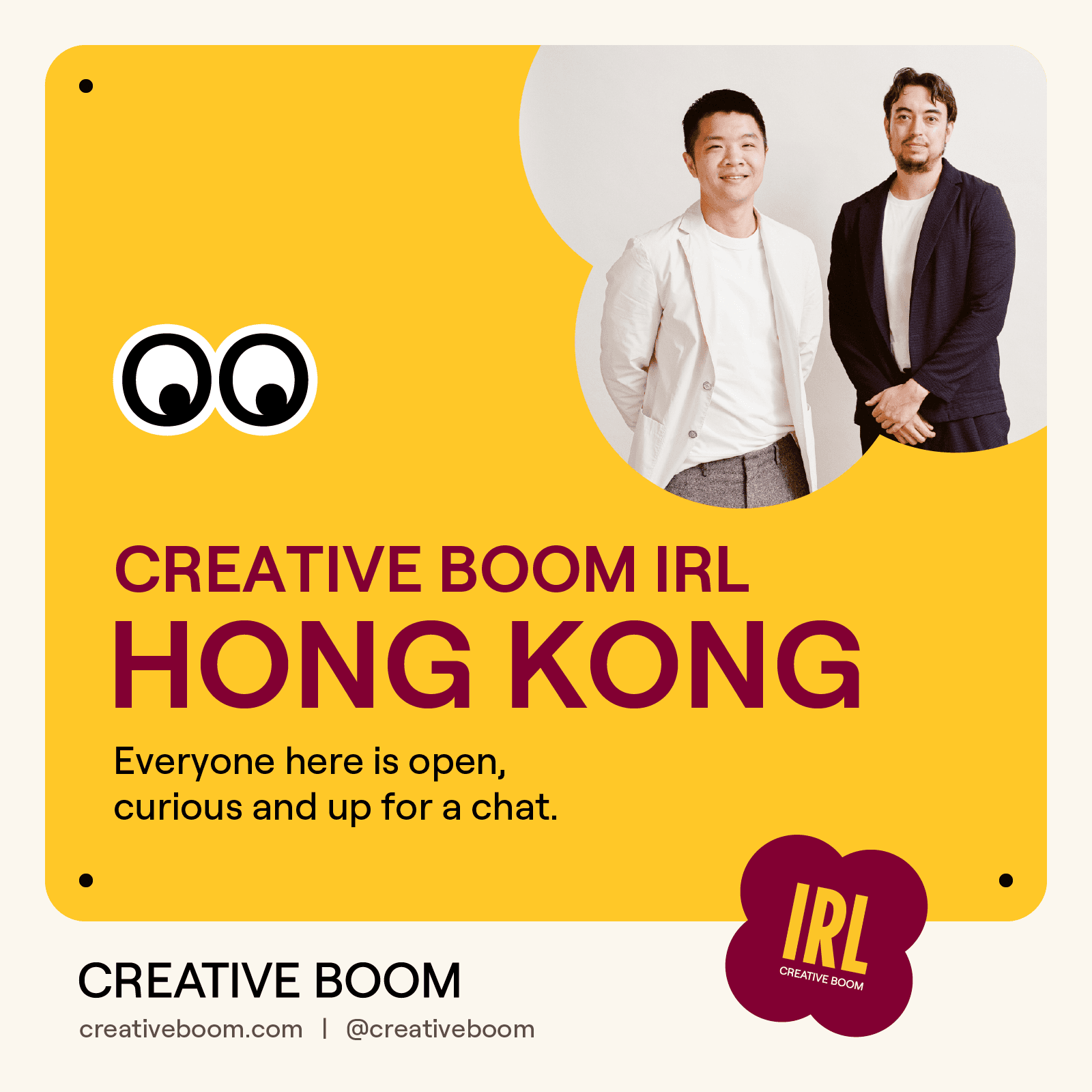 Creative Boom IRL Hong Kong: November Launch Party