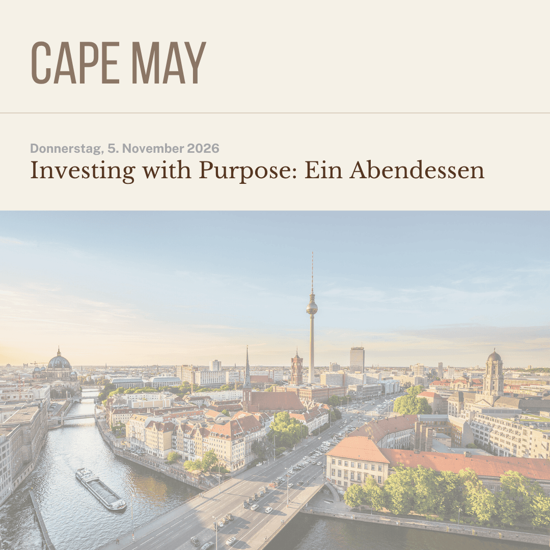 Investing with Purpose: Ein Abendessen