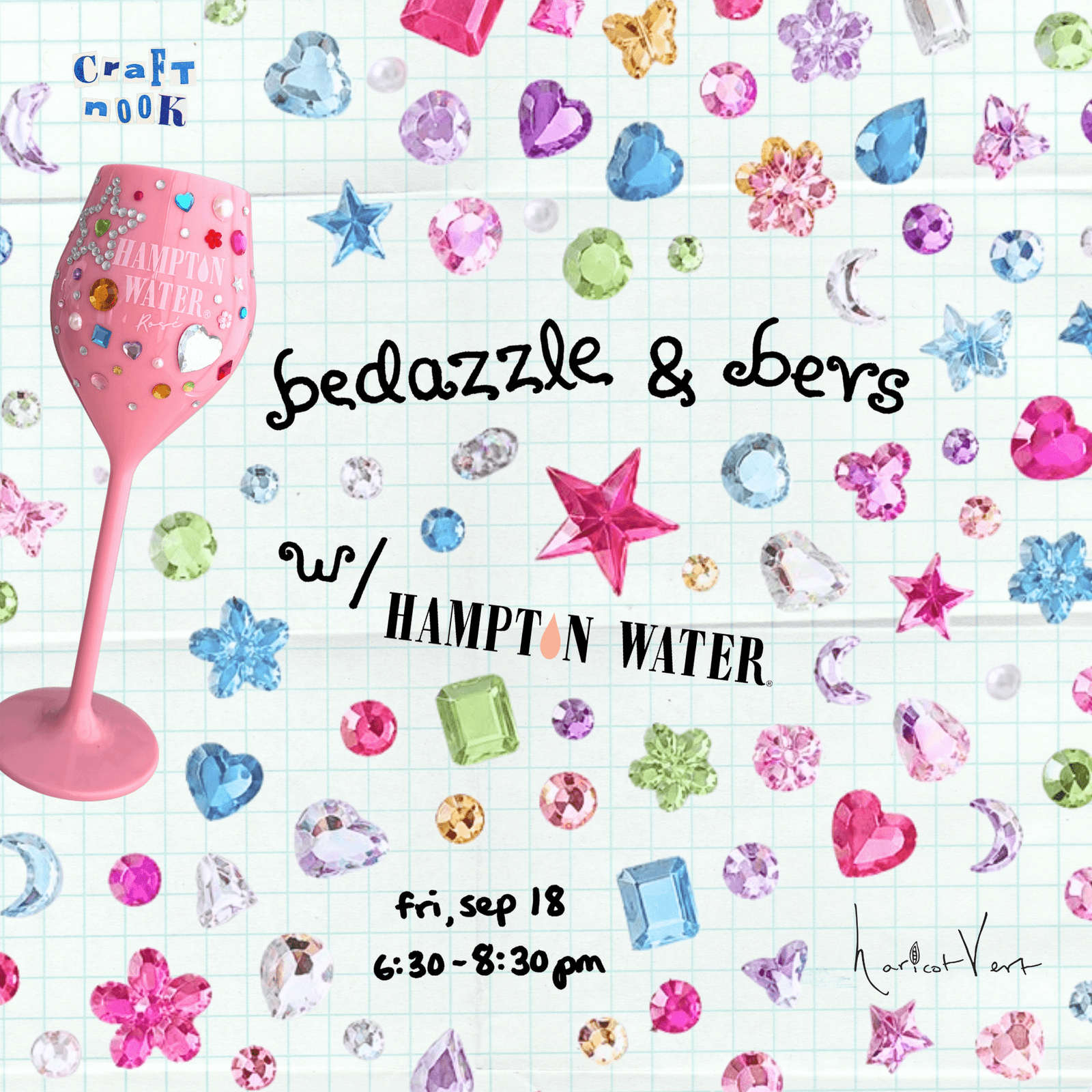 Bedazzle & Bevs w/ @hamptonwater