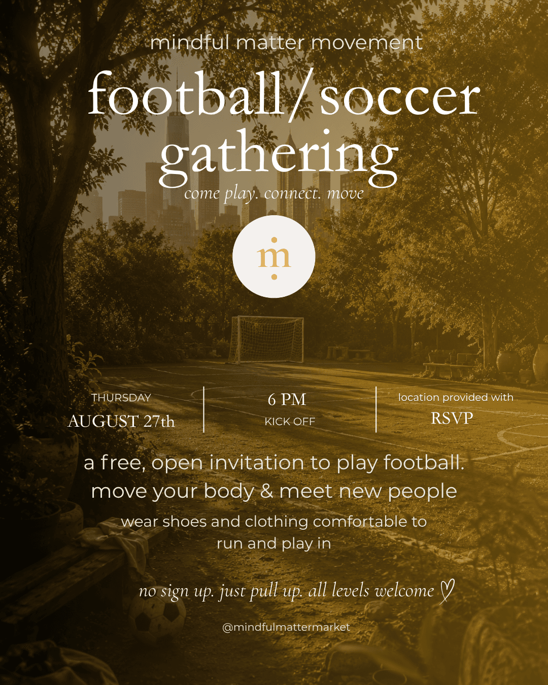 Football / Soccer Gathering