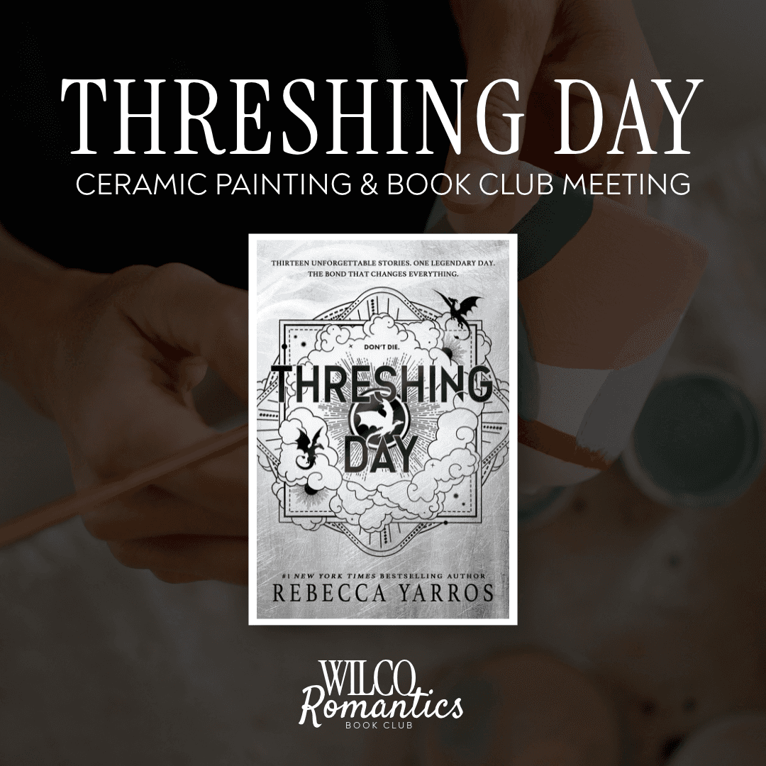 π THRESHING DAY: Book Club Discussion & Ceramic Painting