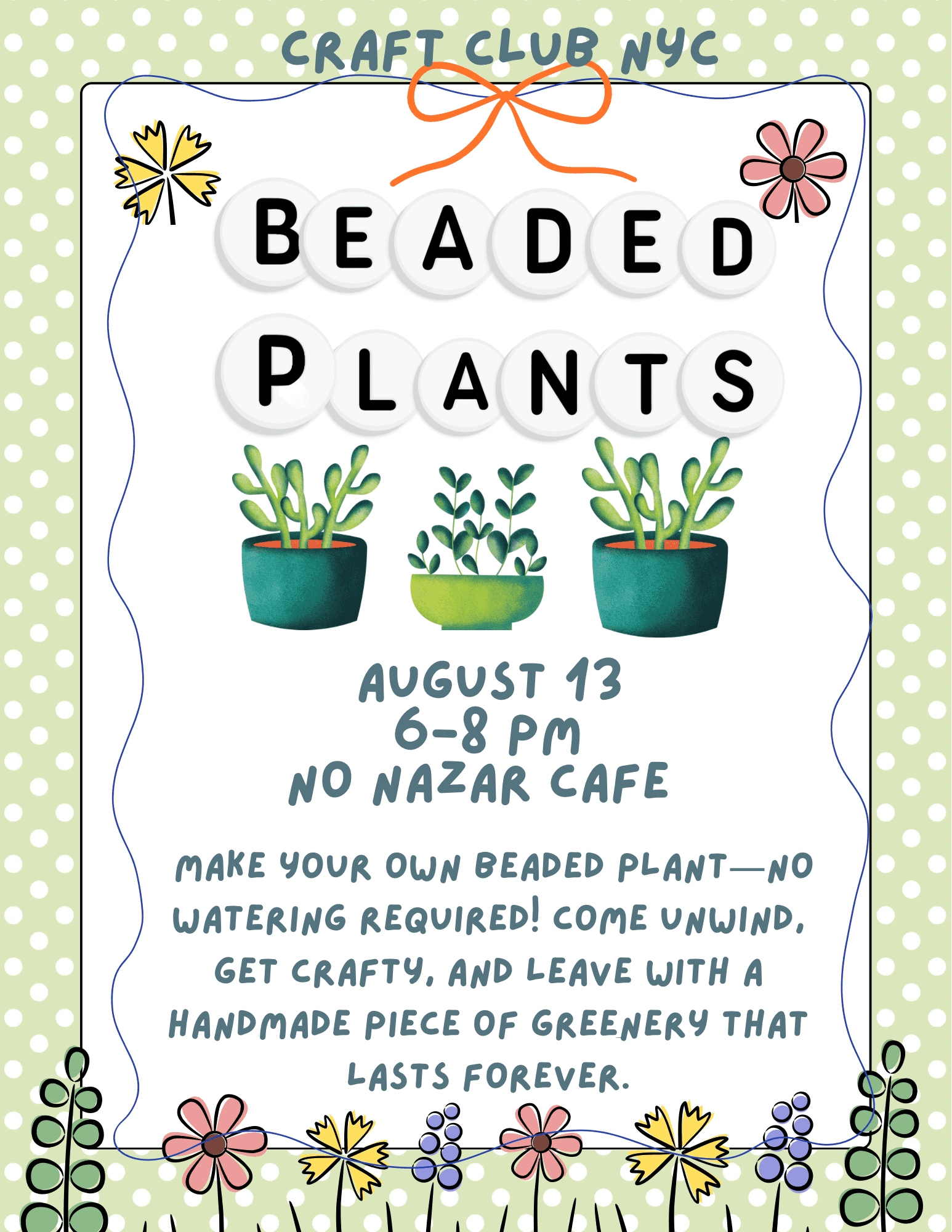 BEADED PLANTS