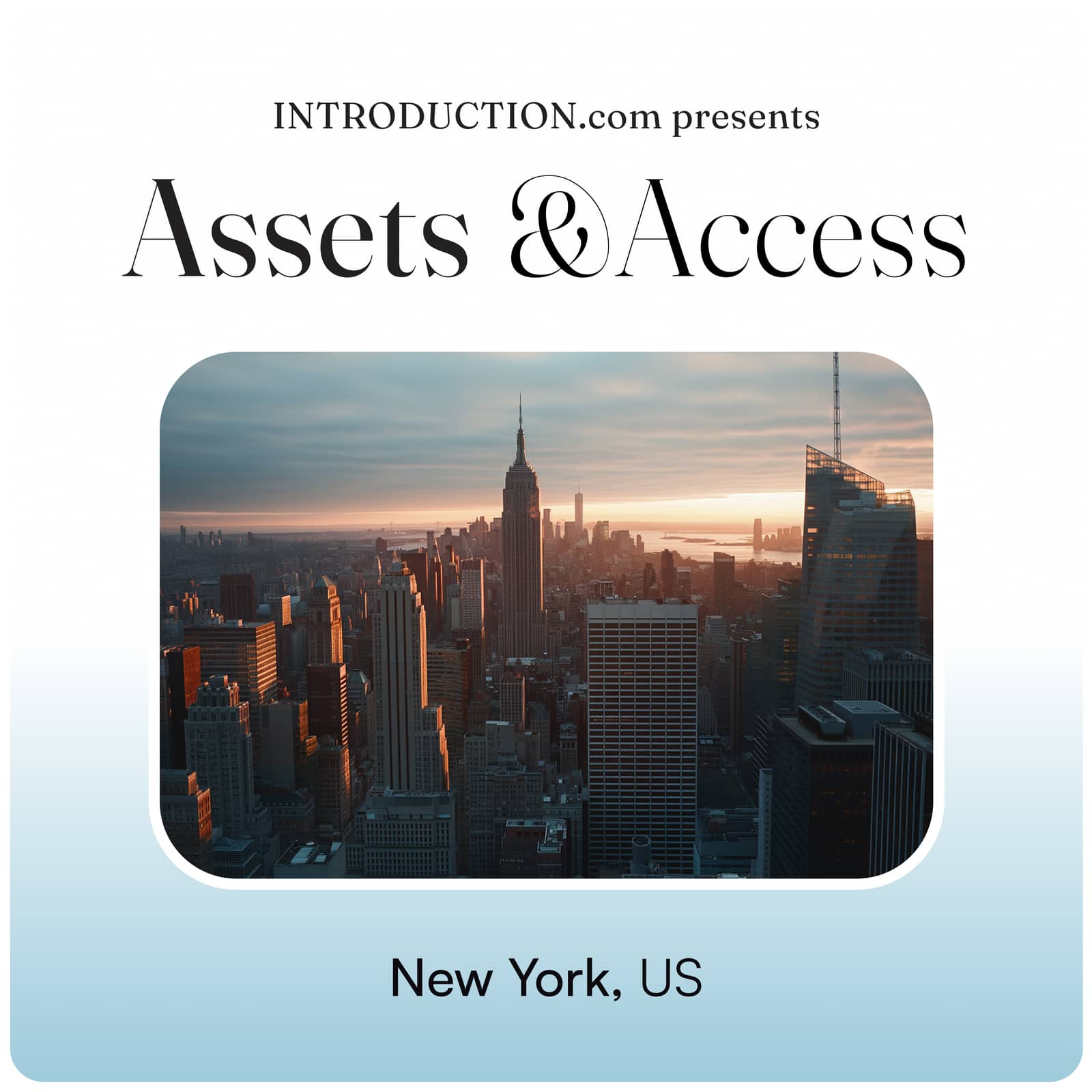 Assets & Access NYC @ Pubkey