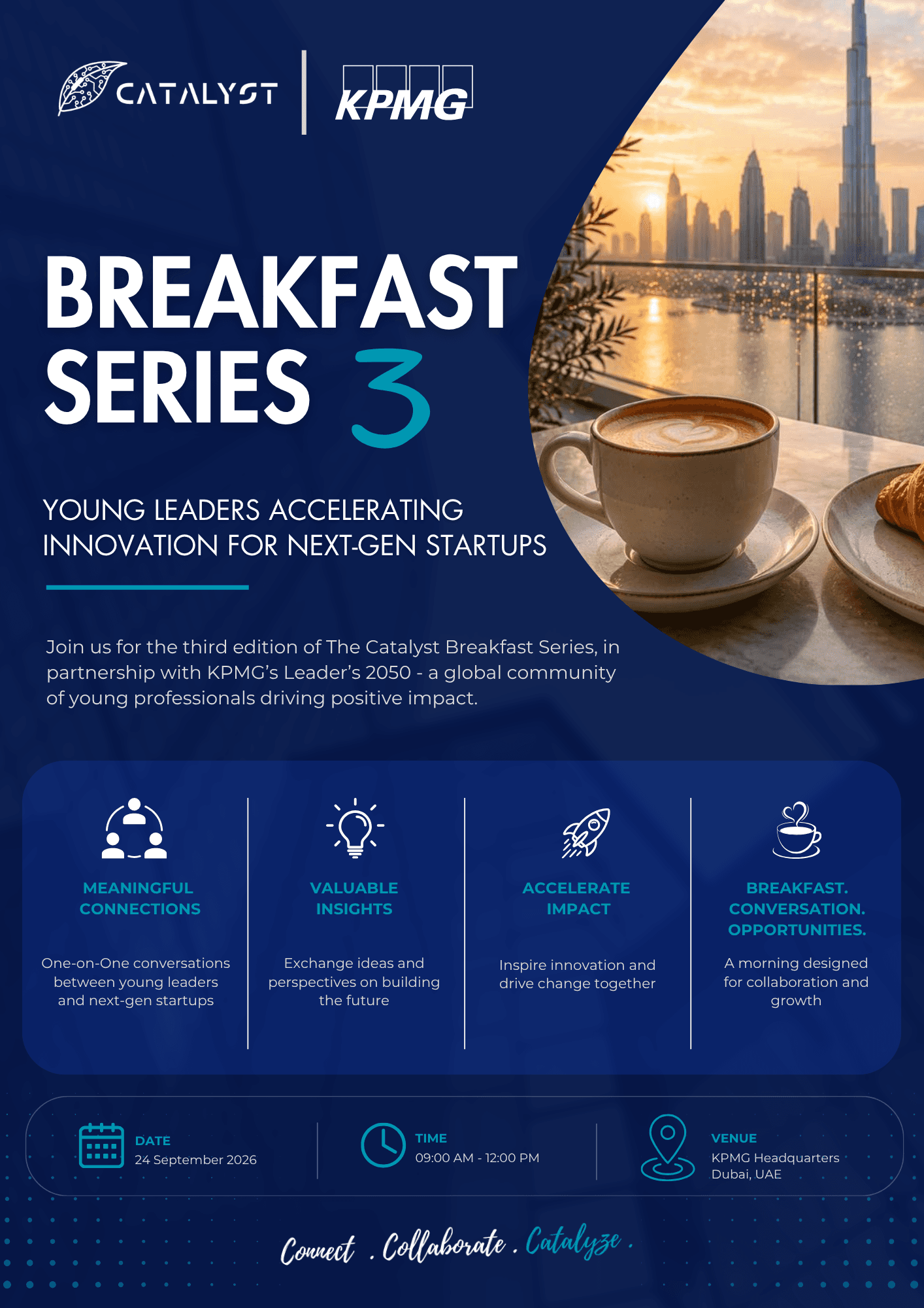 Catalyst x KPMG Breakfast 3rd Edition