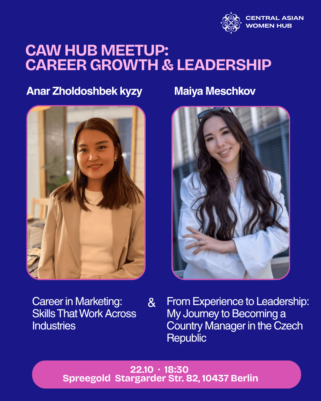 CAW HUB MEETUP: CAREER GROWTH & LEADERSHIP