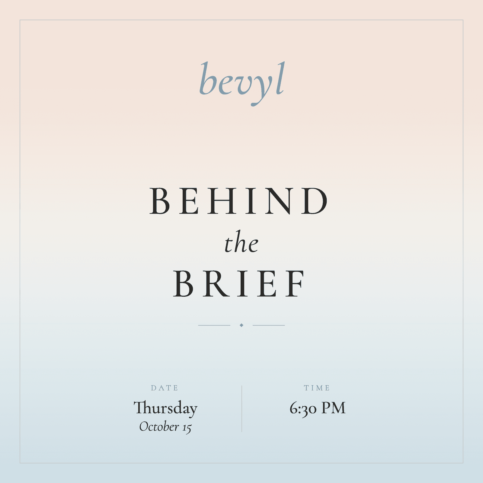 Behind The Brief: Wine Tasting