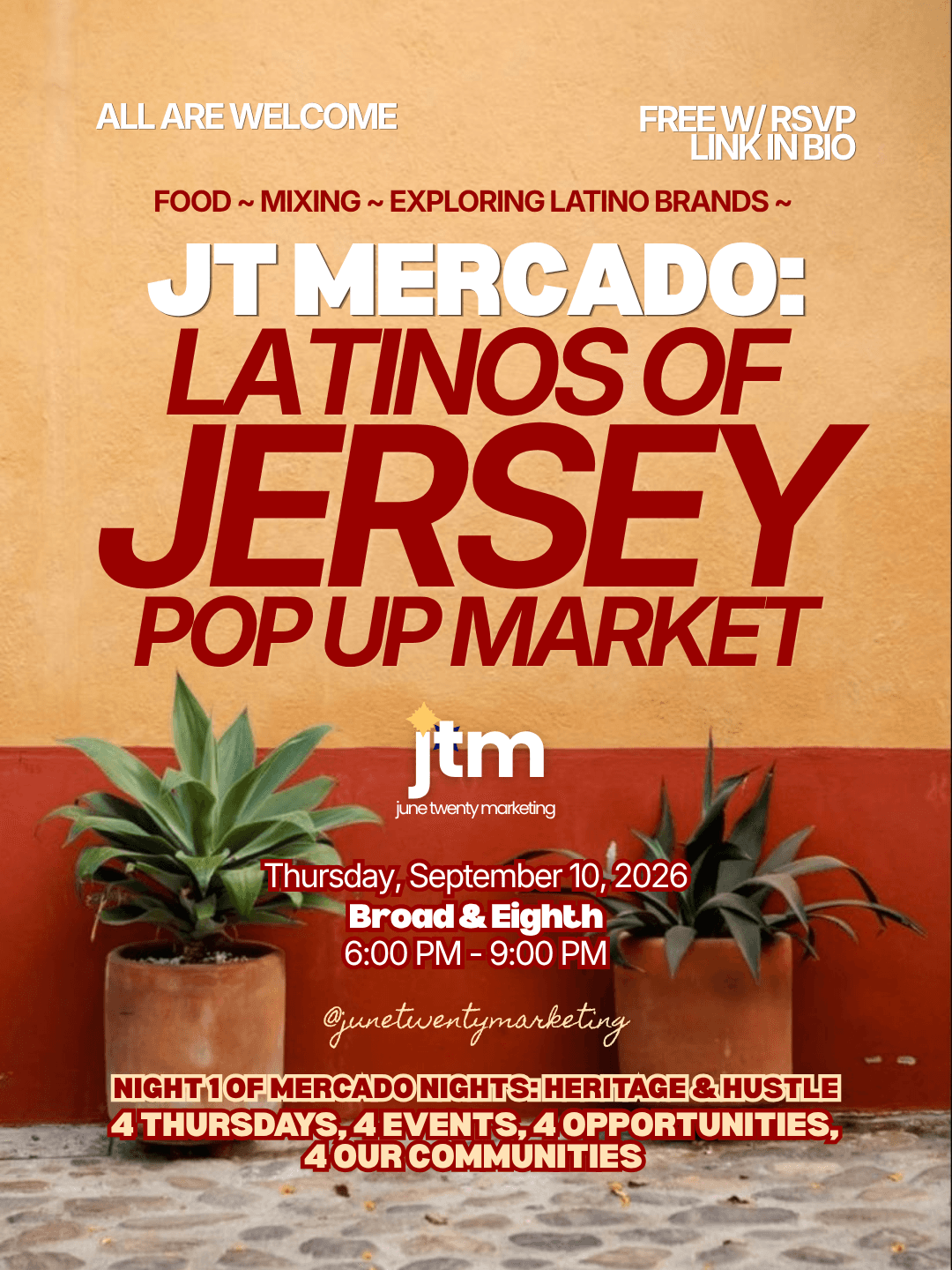 JT Mercado: Latinos of Jersey Pop Up Market