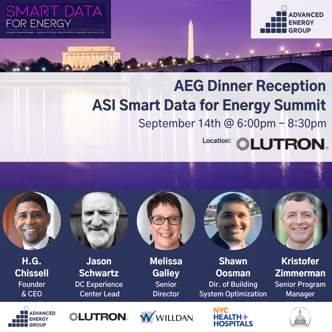 AEG DMV Dinner Reception: ASI Smart Data for Energy Summit