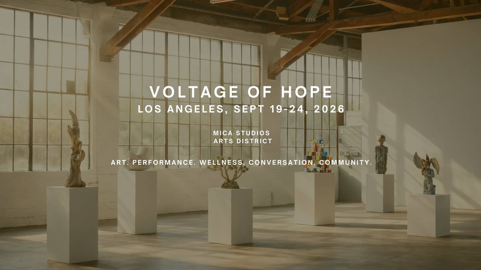 THE POP-UP PROJECT | VOLTAGE OF HOPE - An International Contemporary Art Exhibition