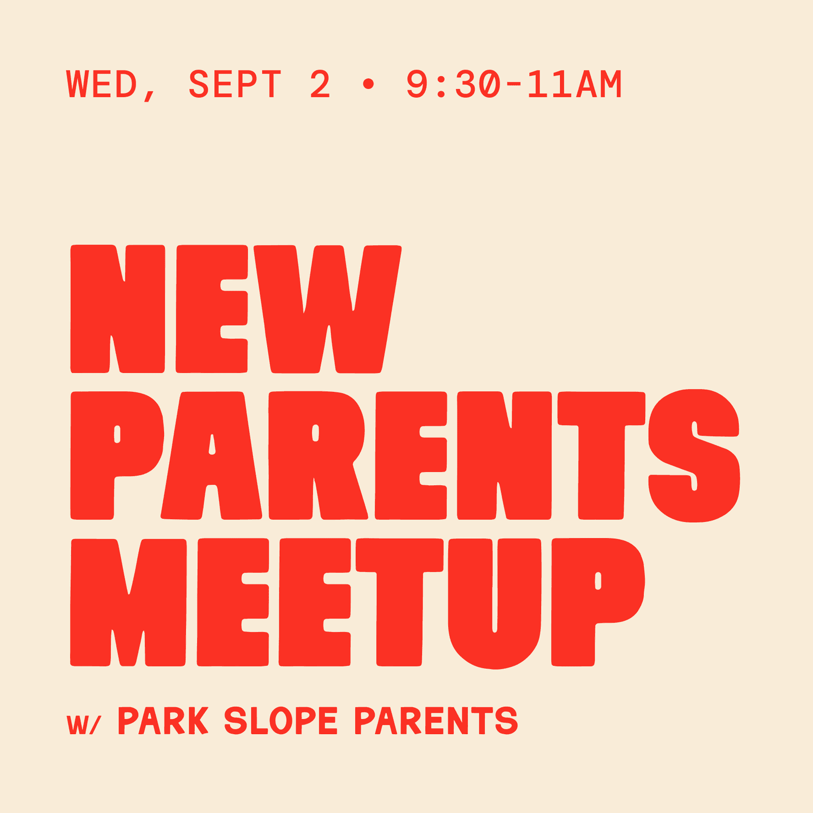 New Parent Meetup