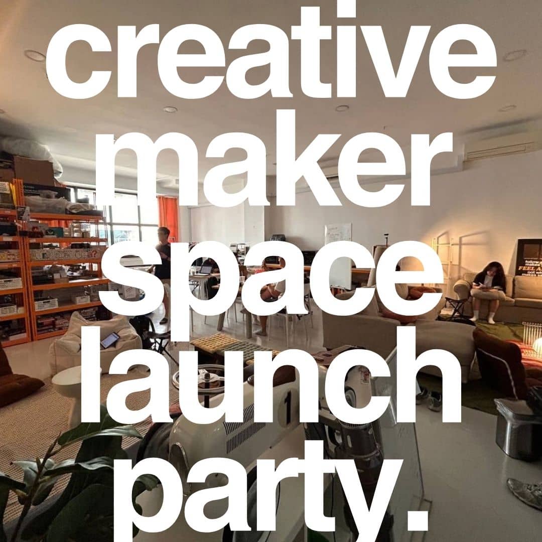creative makerspace launch party! (fireplace x spacecraft)