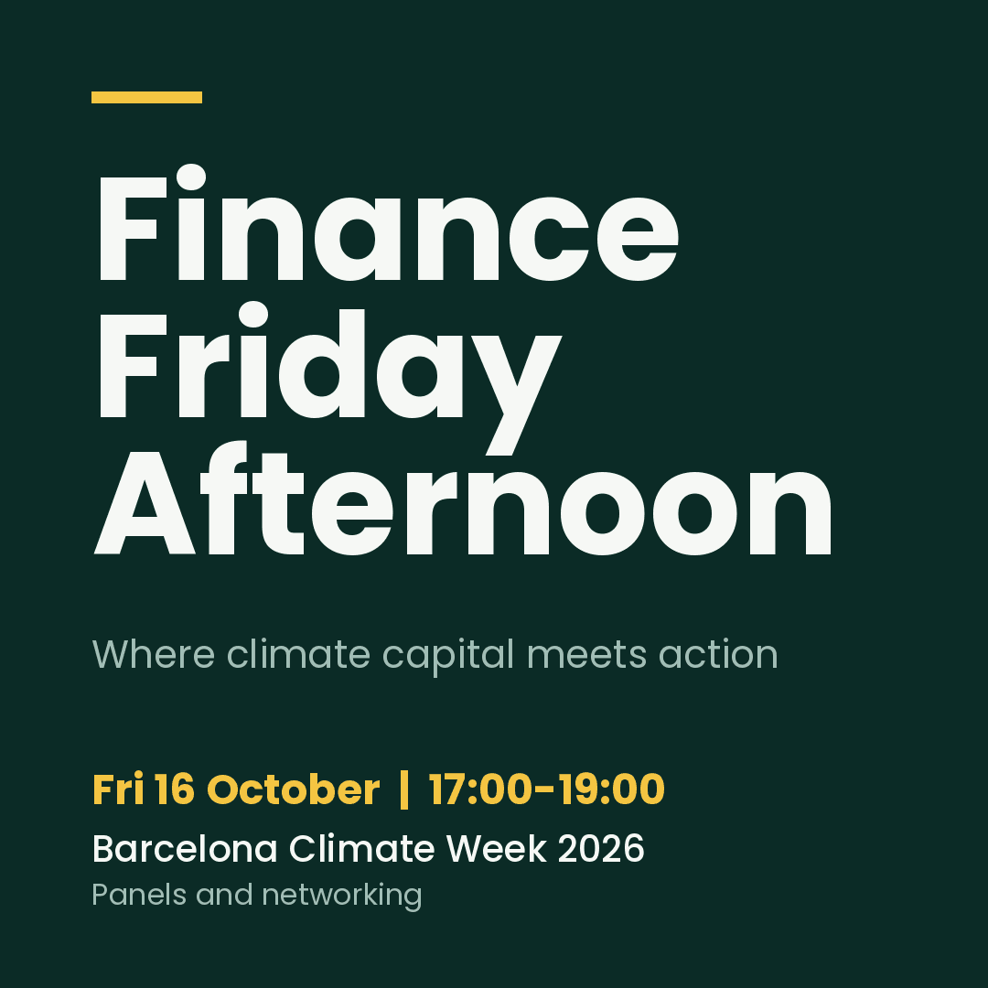 Finance Friday Afternoon - FFA: Where Climate Capital Meets Action