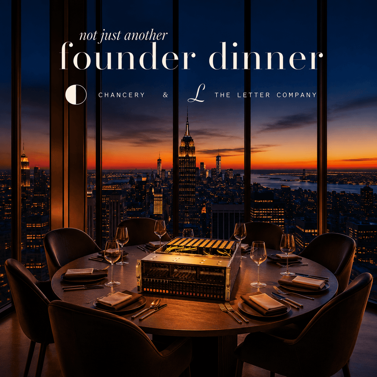 founder dinner (with a GPU!)