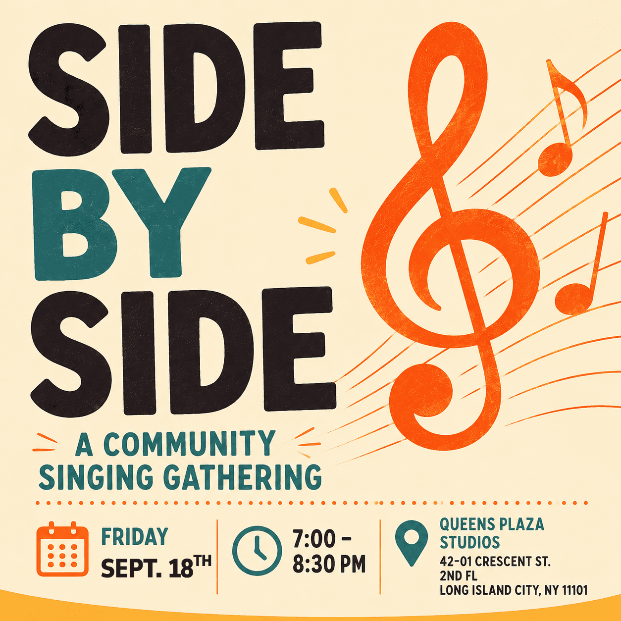 Side by Side: A Community Singing Gathering