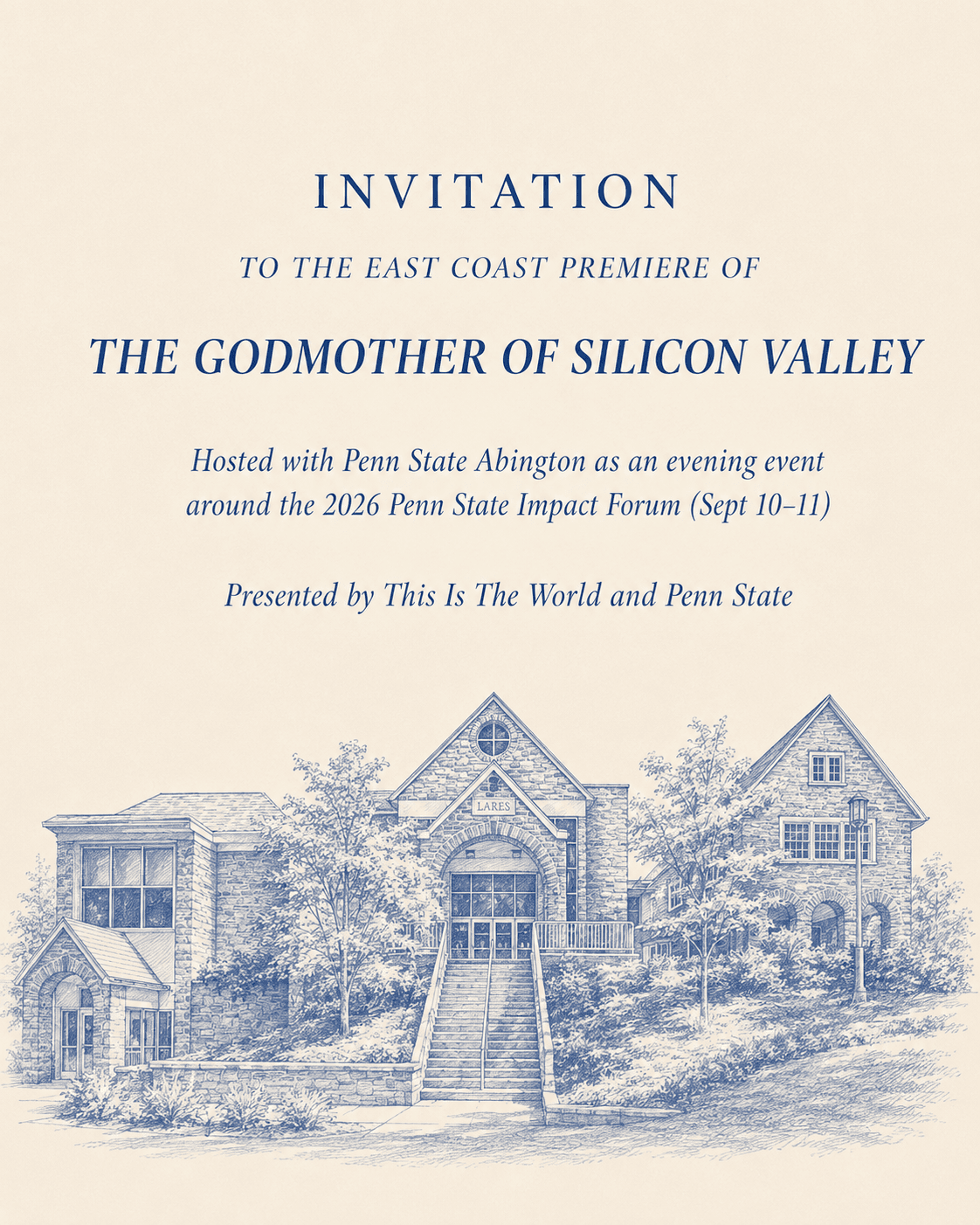 East Coast Premiere of The Godmother of Silicon Valley