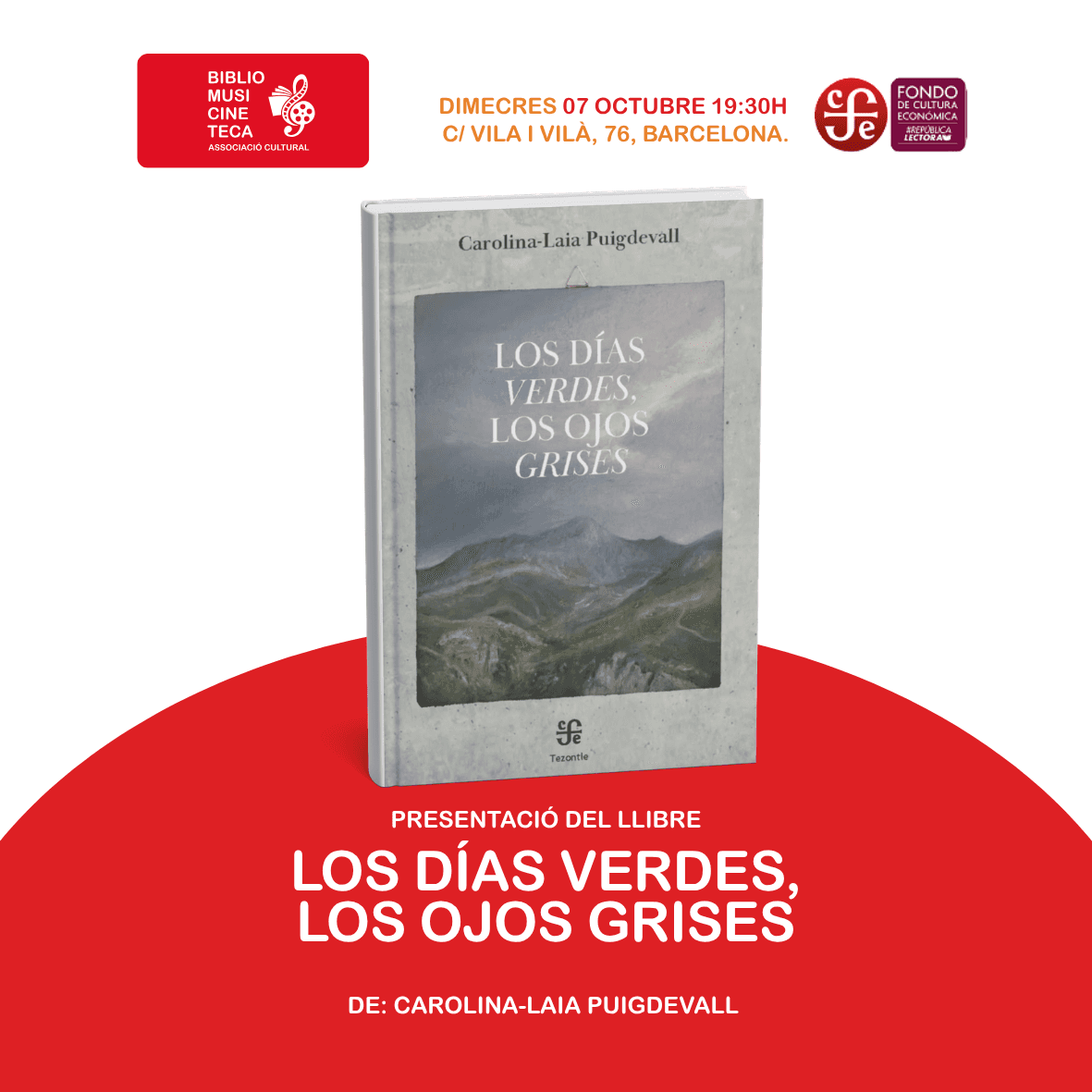 Presentación libro: Los días verdes, los ojos grises