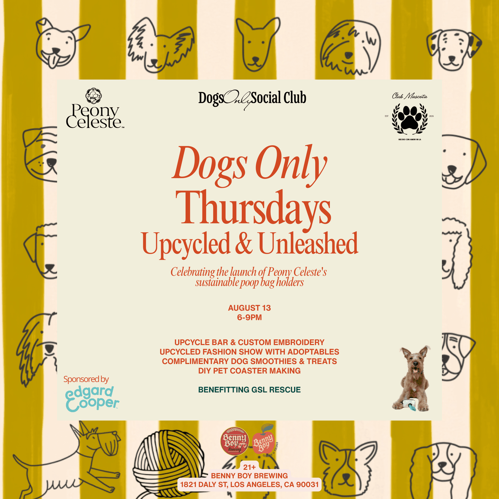 Dogs Only Thursdays: Upcycled & Unleashed