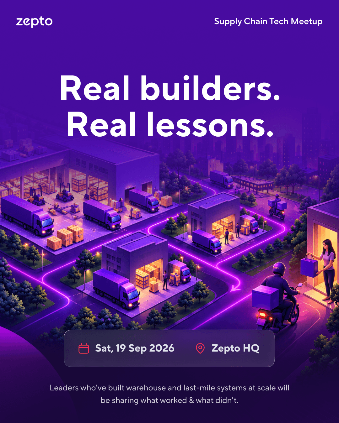 Zepto - Supply Chain Tech Meetup