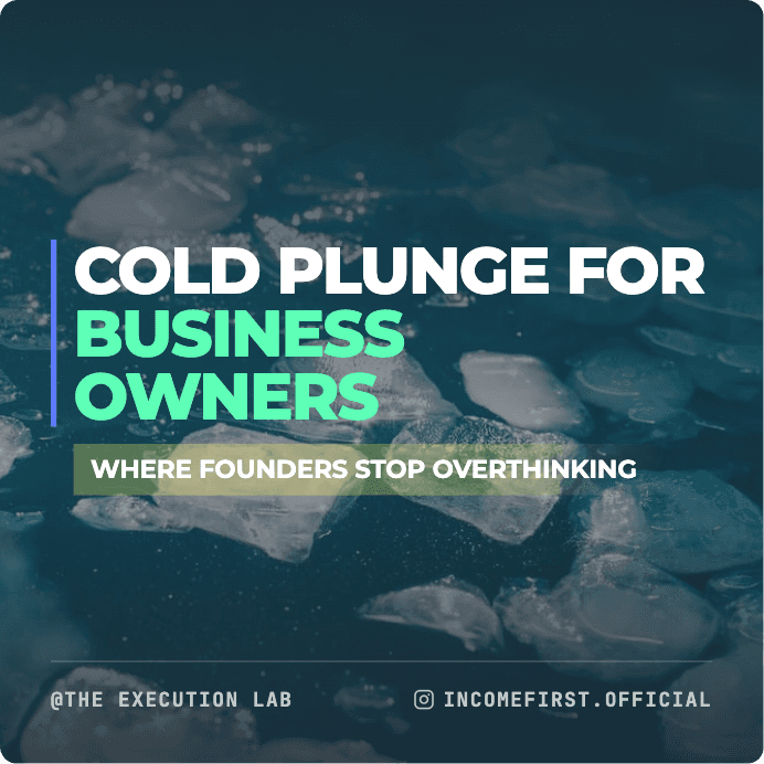 Cold Plunge for Business Owners - Where Founders Stop Overthinking