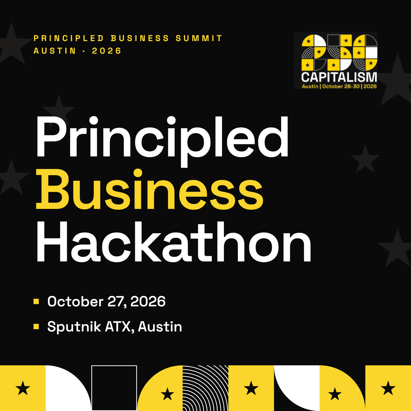 Principled Business Hackathon: Capitalism - Here to Stay