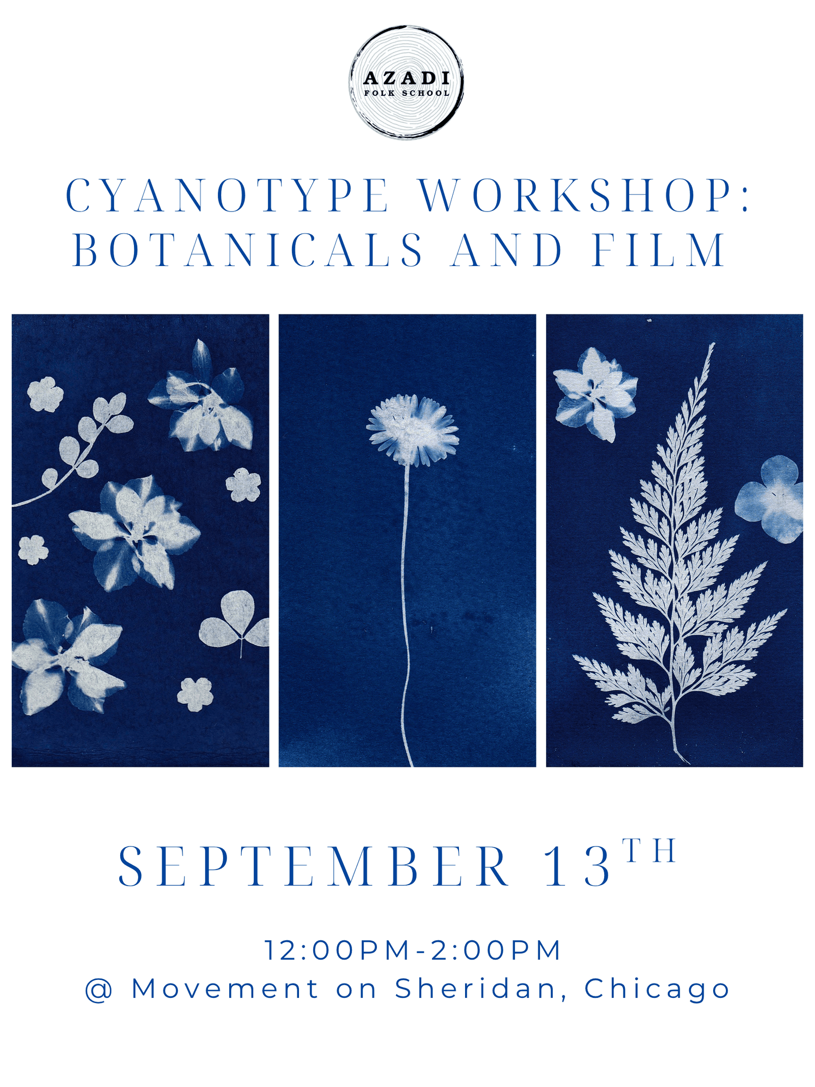 Cyanotype Workshop: Botanicals and Film