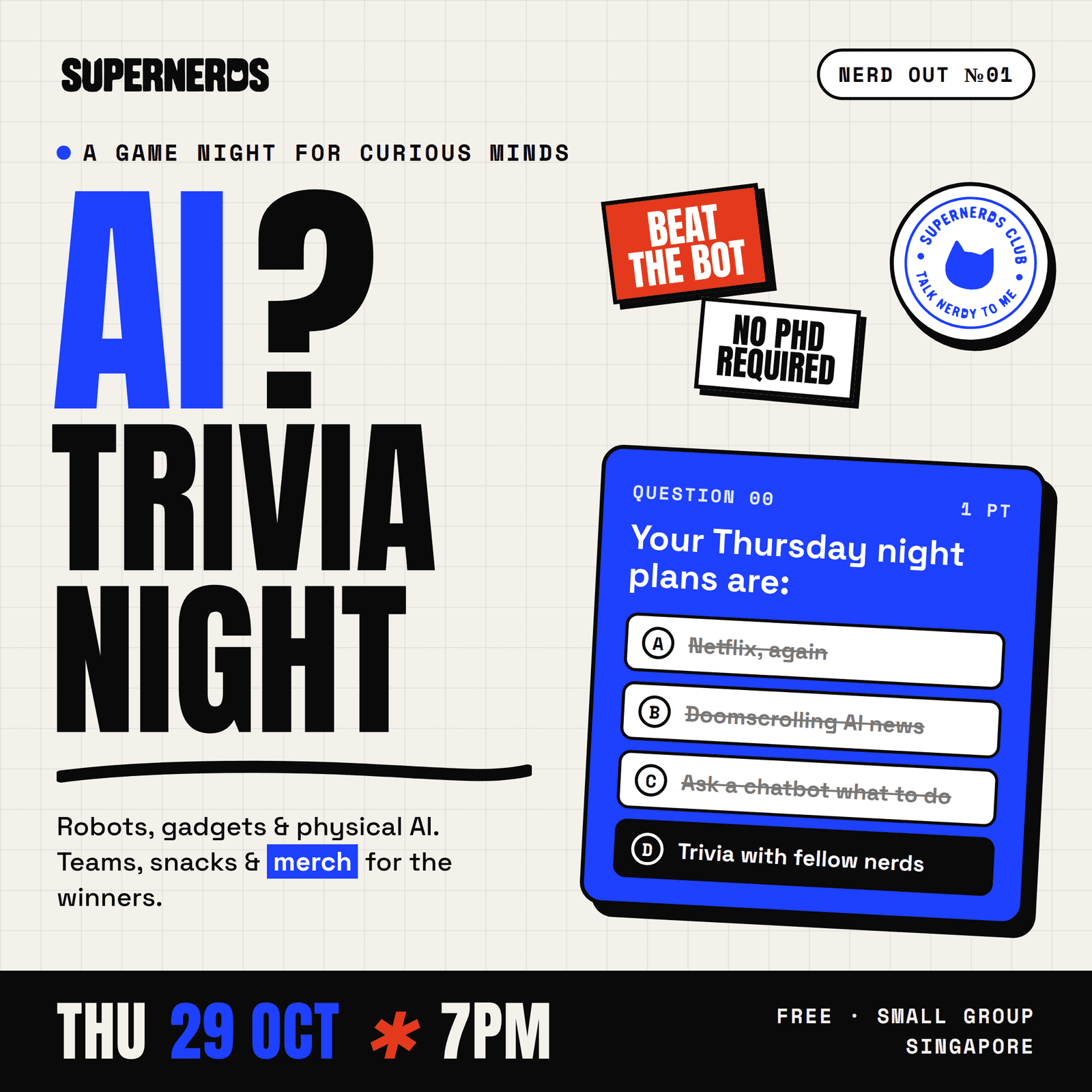 Nerd Out #01: AI Trivia Night