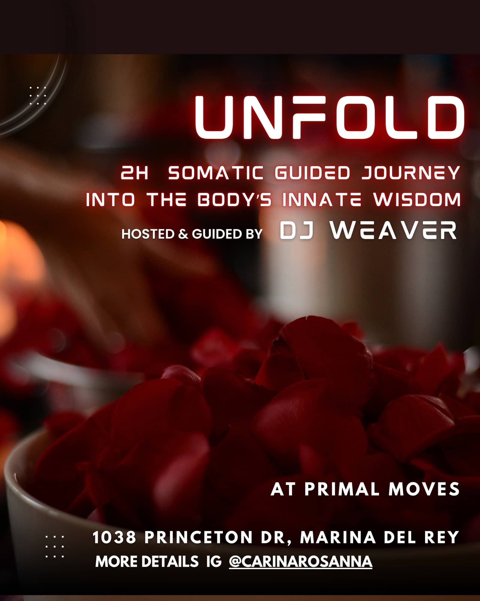 Unfold - A Somatic Guided Journey / Contact Improv / Dance Evening