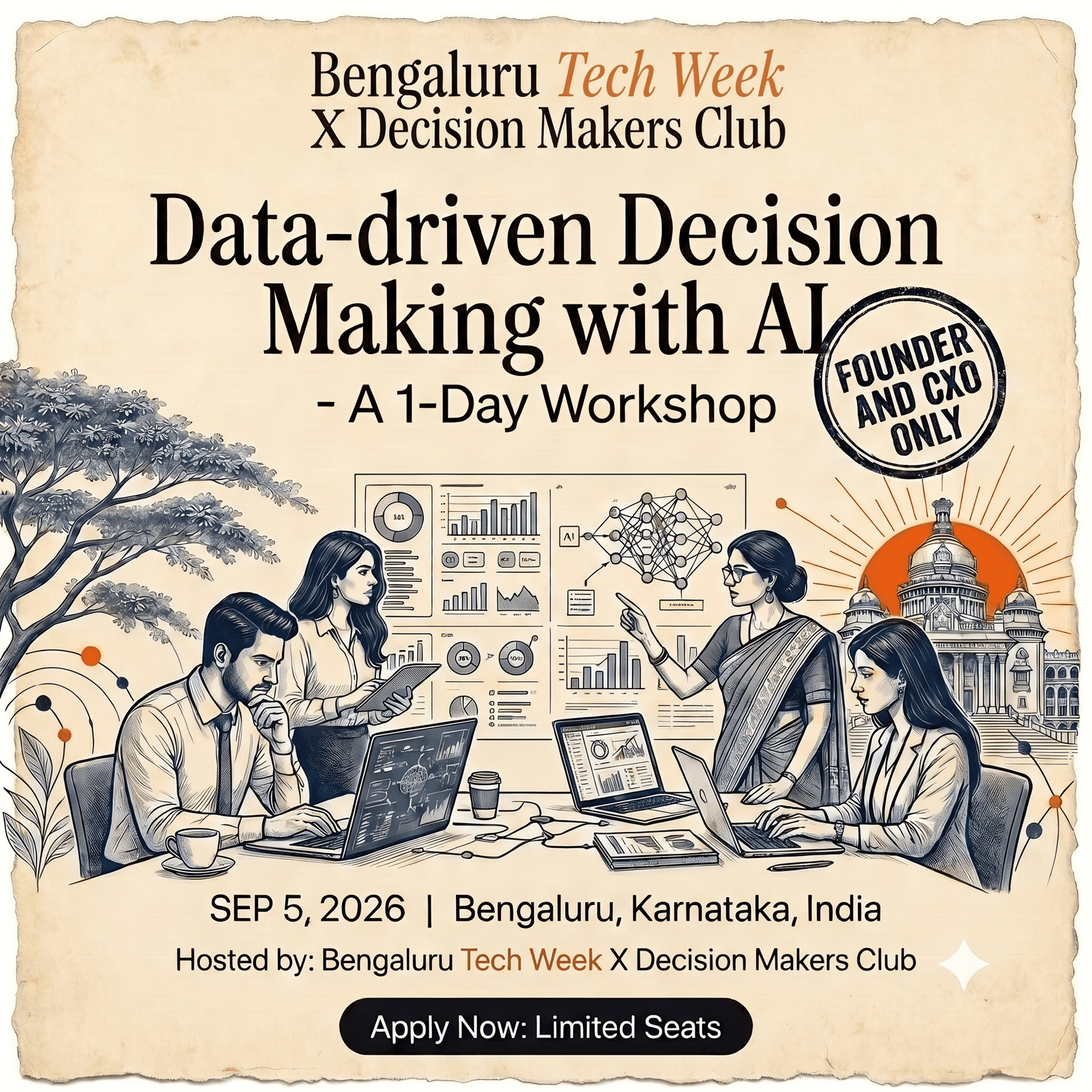 Data-Driven Decision making using AI — A Hands-On Workshop for Founder & CXO's