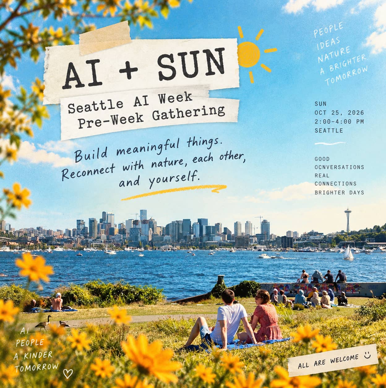 AI + Sun: Seattle AI Week Kickoff Sun-Soak