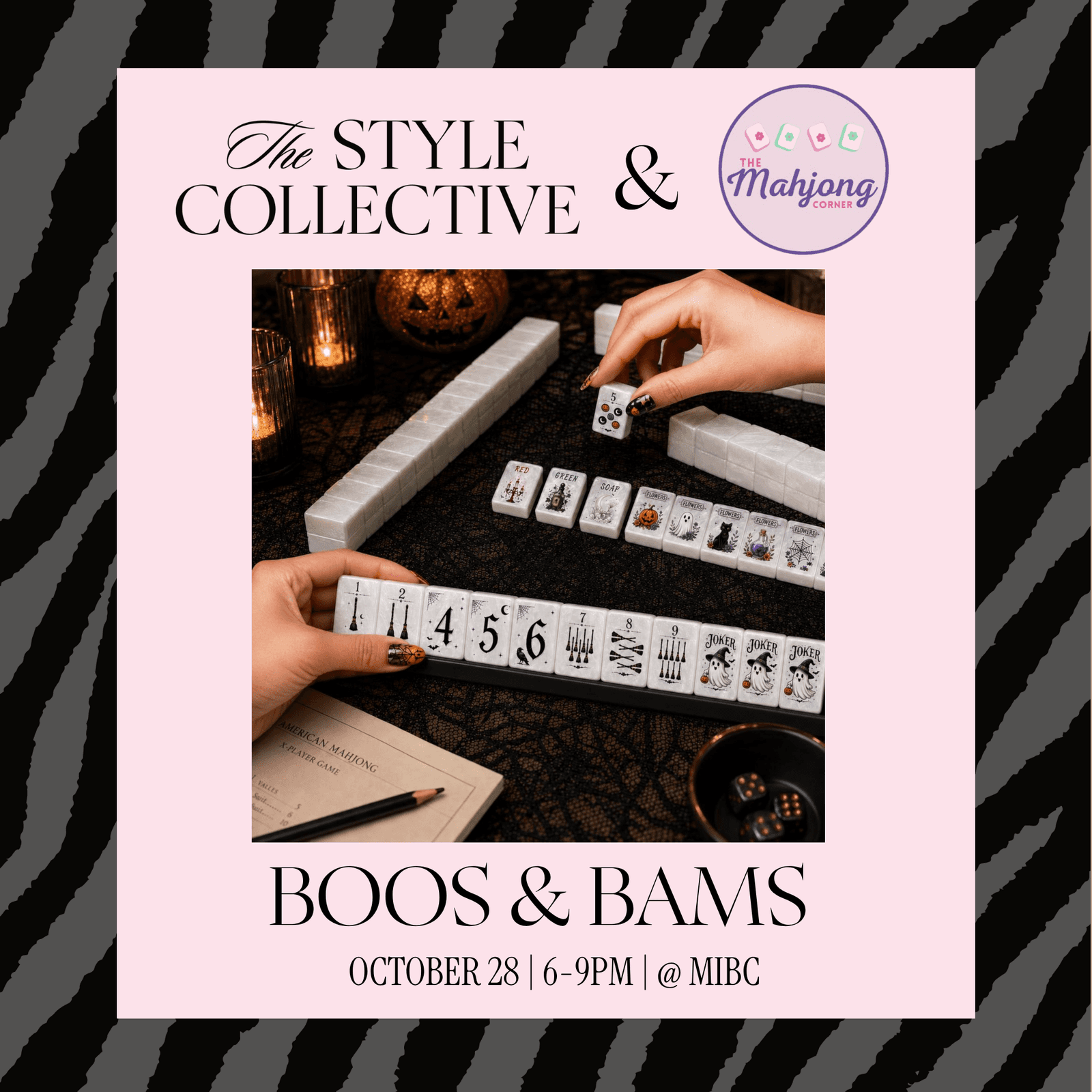 BOOS & BAMS: A HALLOWEEN MAHJONG CELEBRATION