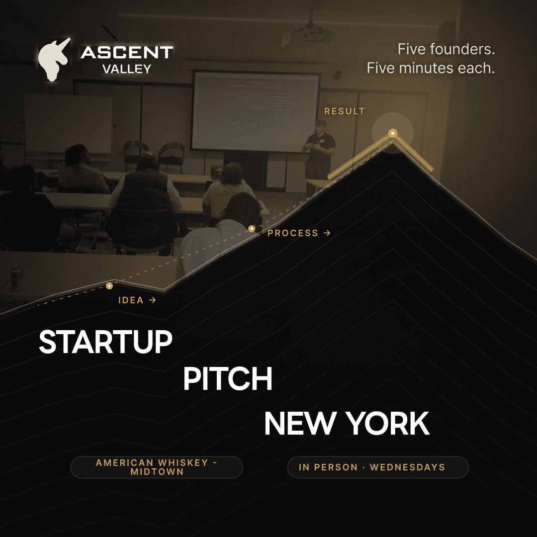 Startup Pitch Events NYC: 5 Founders on Stage