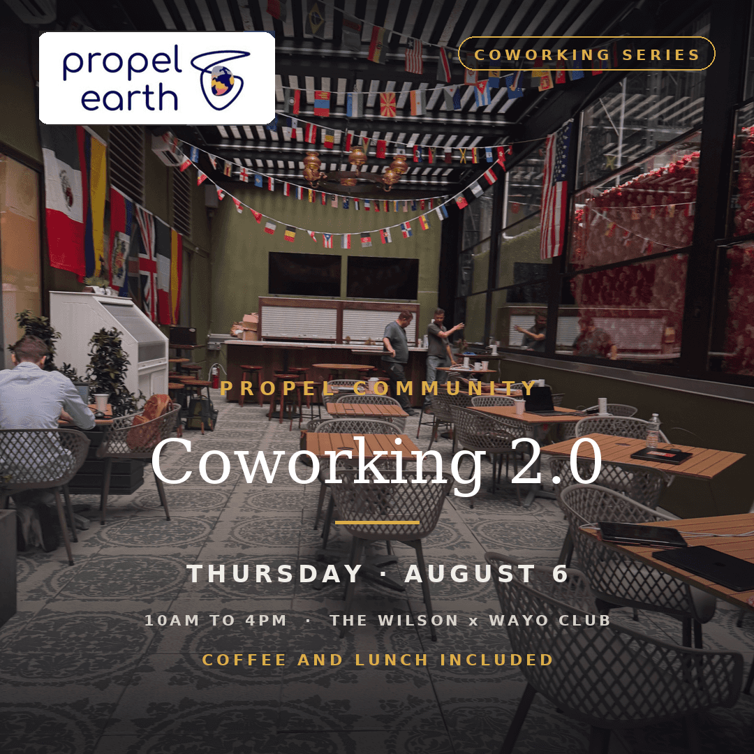 Propel Coworking 2.0 · The Wilson x Wayo Club