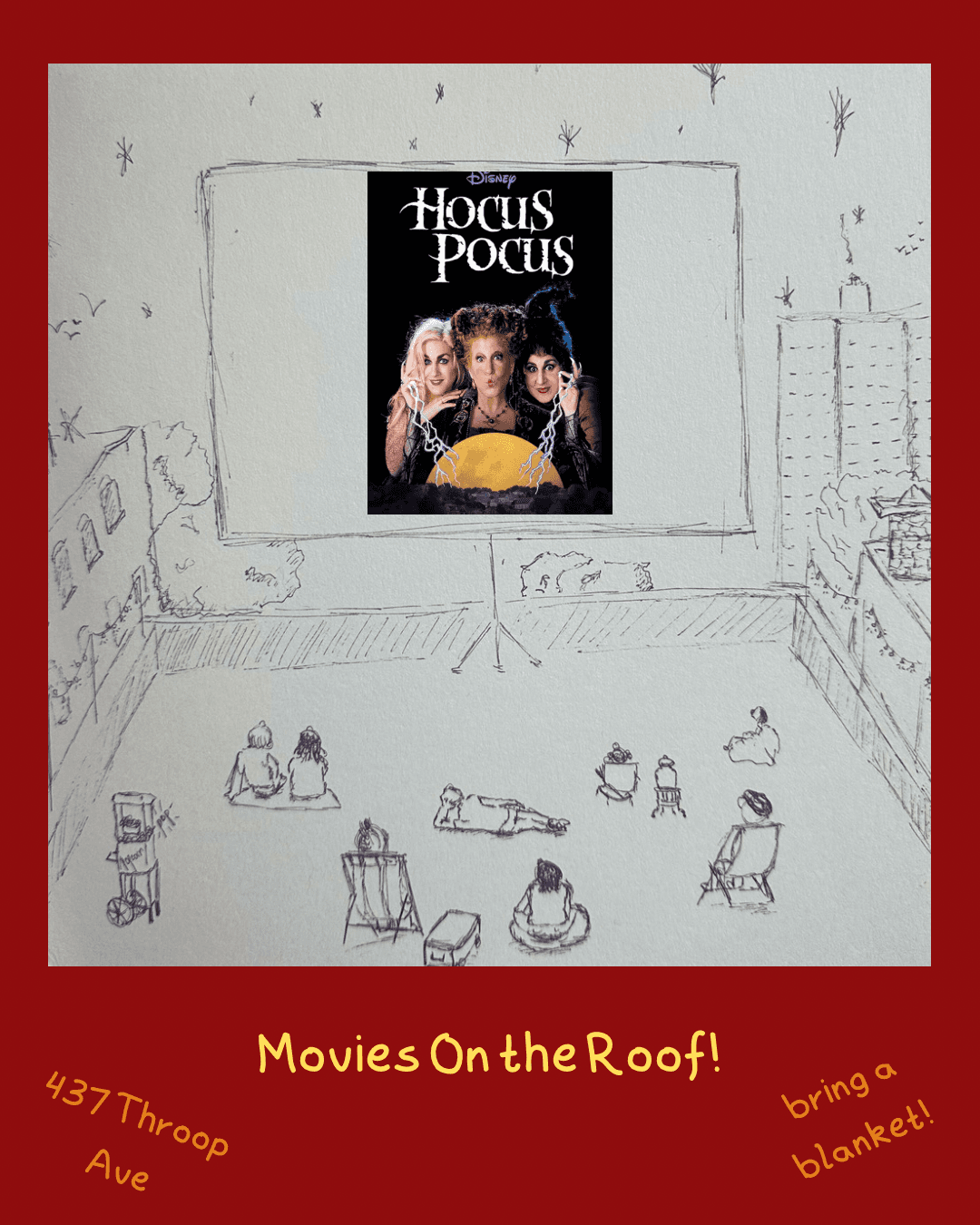 Hocus Pocus on the Roof