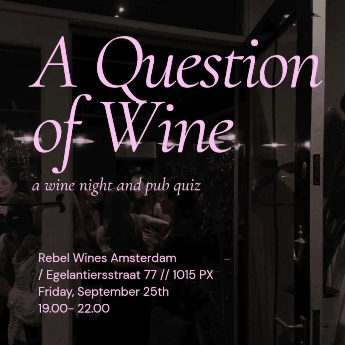 WSCA x Rebel Wines: A Question of Wine