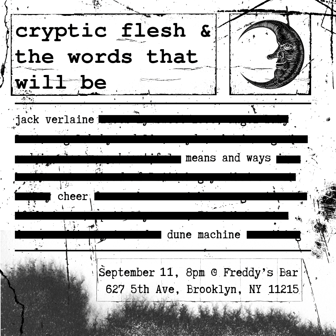 cryptic flesh & the words that will be
