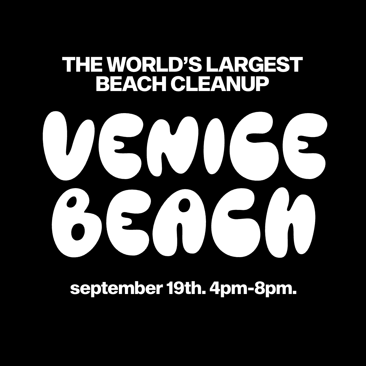 WORLD'S LARGEST BEACH CLEANUP