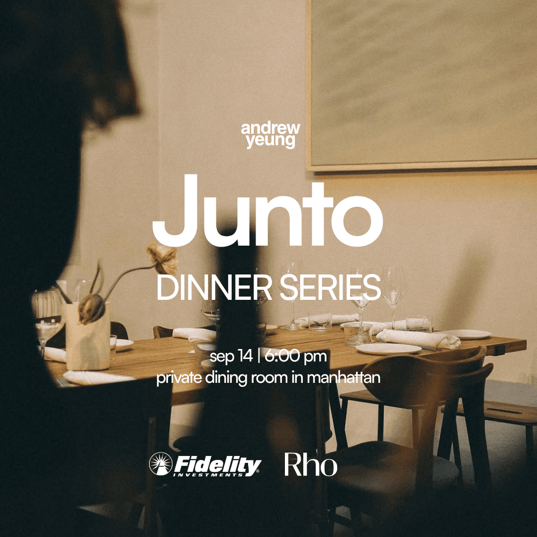 Junto Founder Dinner (Hosted by Andrew & Friends)