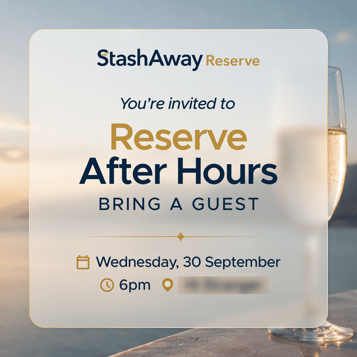 You’re invited to Reserve After Hours