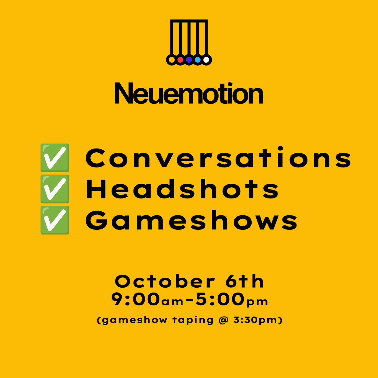 Neuemotion @ Advertising Week - Tuesday 10/6