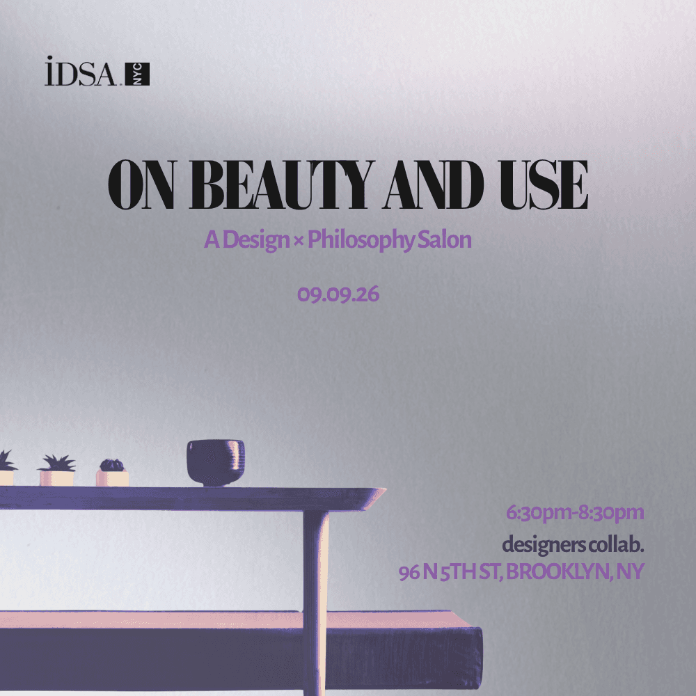 On Beauty and Use: A Design × Philosophy Salon