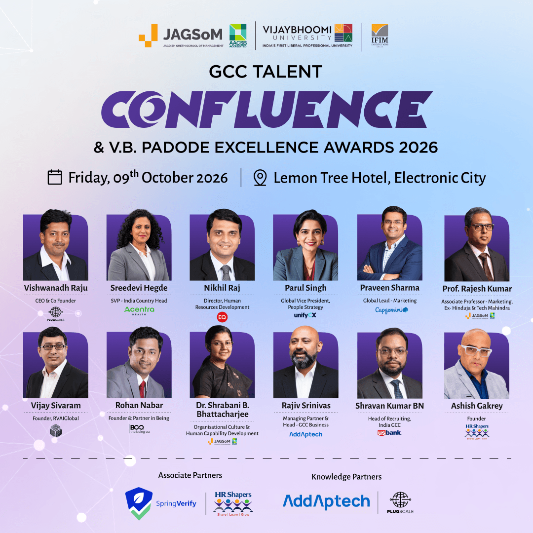 GCC Confluence & VB Padode Excellence Awards 2026 in Bengaluru