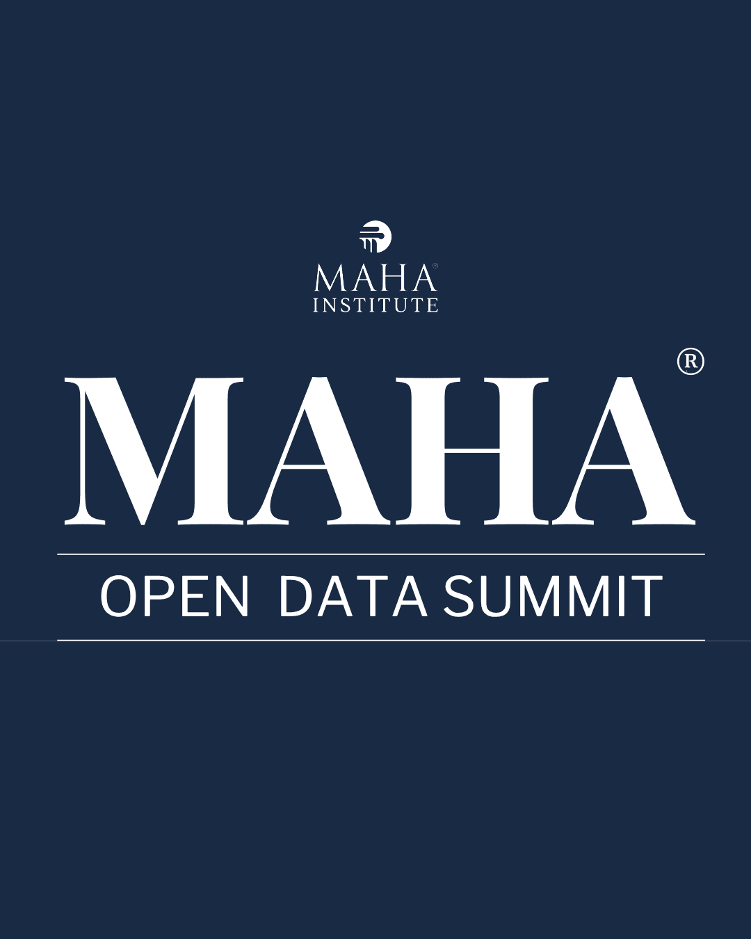 MAHA Institute's Open Data Summit