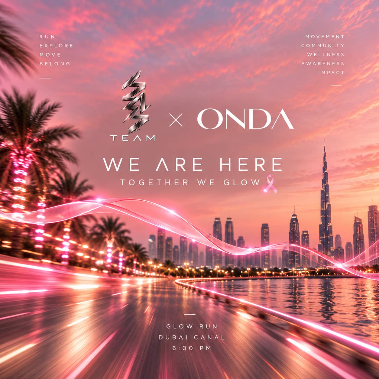 GLOW RUN ⟡ —ONDA x 242 TEAM