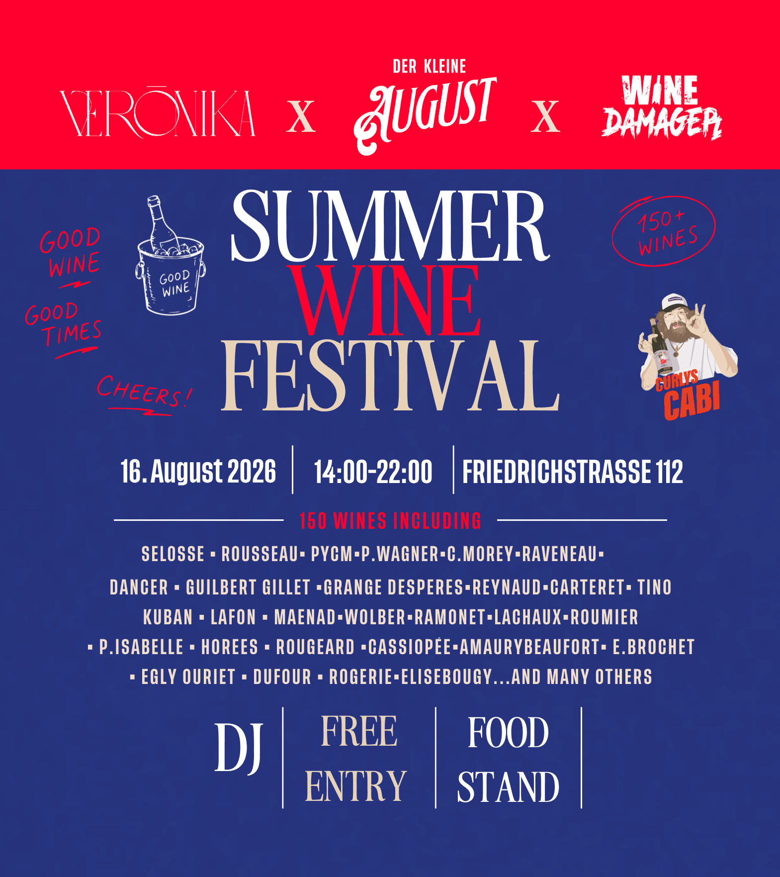 SUMMER WINE FESTIVAL / Verōnika x Der Kleine August x Wine Damager