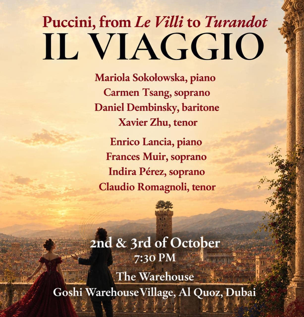 Opera Concert: An evening of Puccini Aria and Ensemble