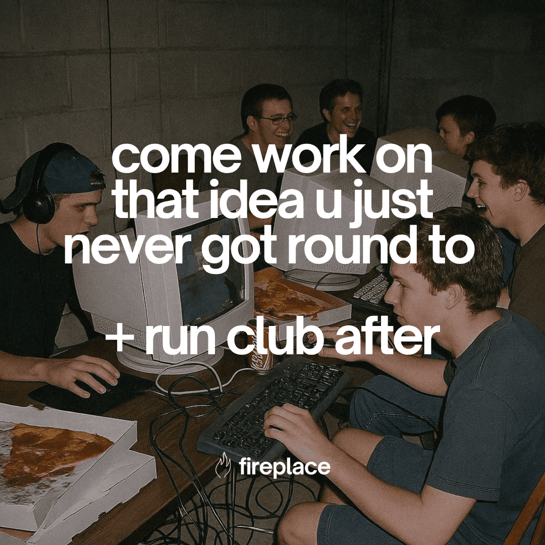 passion project coworking + run club after