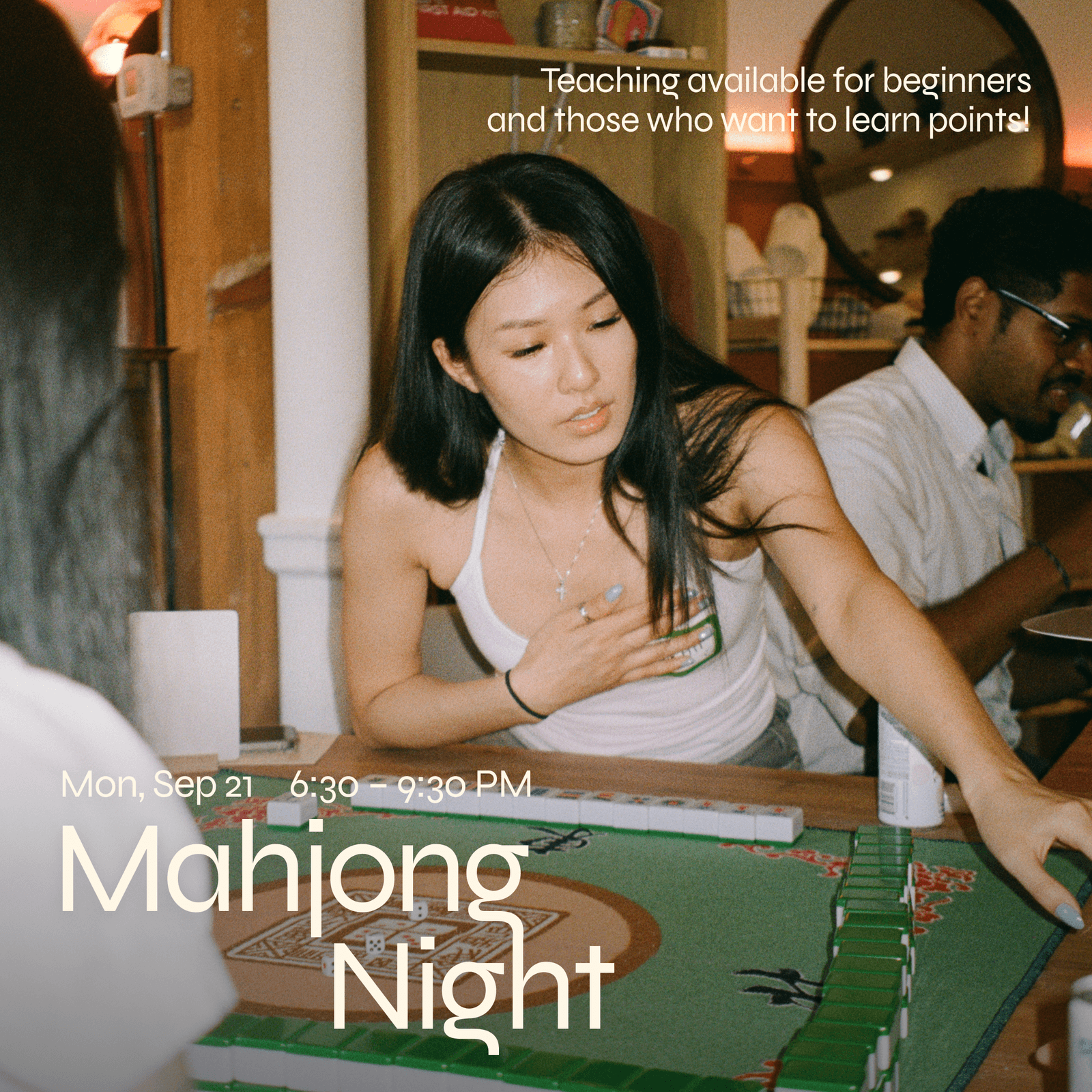 Mahjong Night (Beginner friendly!)