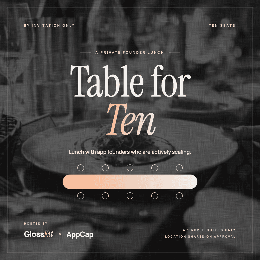 Table for Ten: An App Founder Lunch